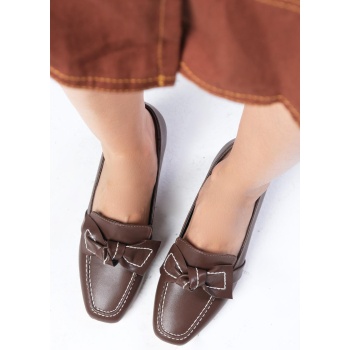 mio gusto viola brown flat toe women`s σε προσφορά