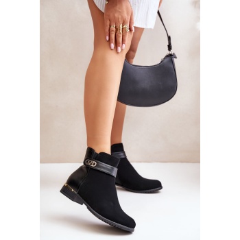 insulated women`s ankle boots with a