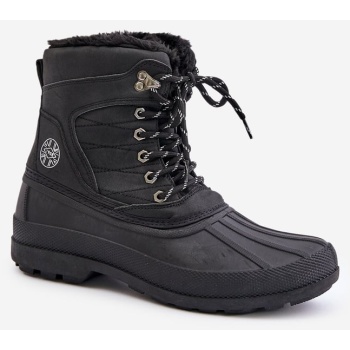 men`s snow boots lee cooper black σε προσφορά