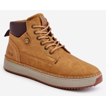 lace-up men`s ankle boots big star