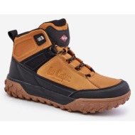  insulated men`s trekking shoes lee cooper camel