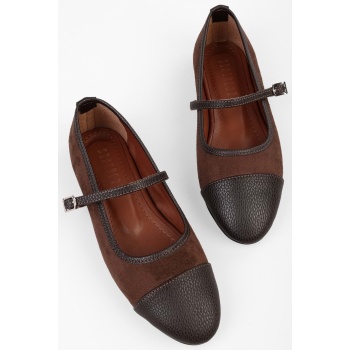 shoeberry women`s marny brown suede σε προσφορά