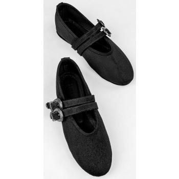 shoeberry women`s rodeo black suede σε προσφορά