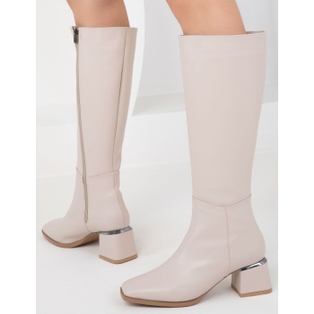 soho beige women`s boots 19952 σε προσφορά