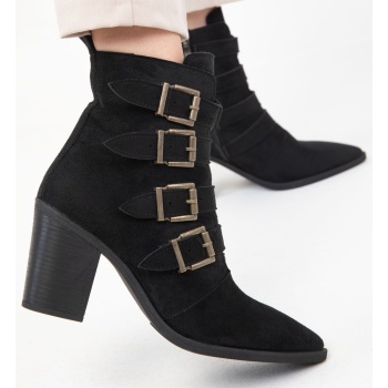 soho black suede women`s boots & bootie σε προσφορά