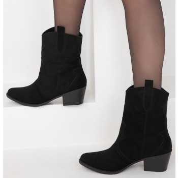 soho black suede women`s boots & bootie σε προσφορά