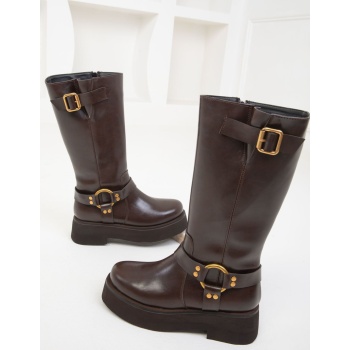 soho brown women`s boots 19751 σε προσφορά