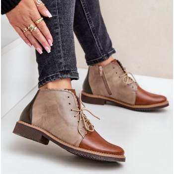 s. barski insulated leather ankle boots