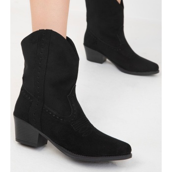 soho black suede women`s boots & bootie σε προσφορά