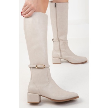 soho beige women`s boots 19819 σε προσφορά