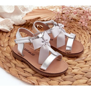 fr1 children`s sandals with bow on