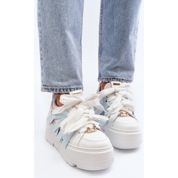 blue chunky platform sneakers zazoo