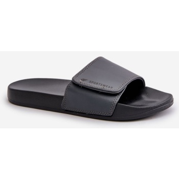 men`s flip flops 4fmm00fflim032-25s grey