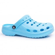 women`s slides foam blue crocs eva