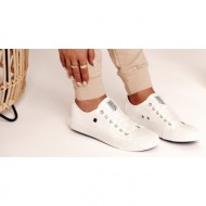  women`s leather sneakers big star white v274869