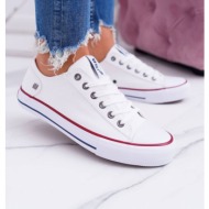  women`s classic low sneakers big star dd274336 white