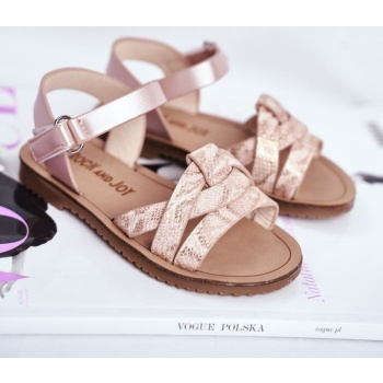child`s sandals for girls snake pattern σε προσφορά