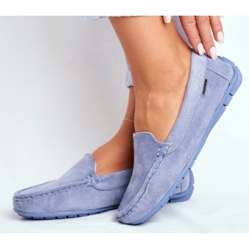 women’s loafers suede blue morreno σε προσφορά