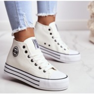  women`s sneakers big star white gg274013