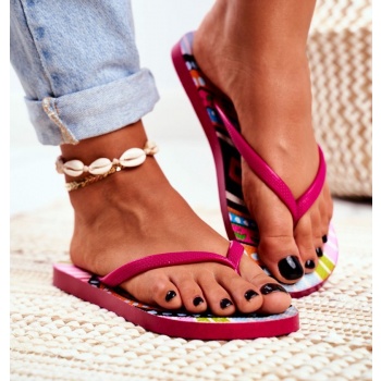 lu boo pink aztec flip-flops havanna σε προσφορά