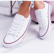  white women`s classic sneakers omerta