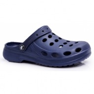  women`s slides foam navy blue crocs eva