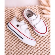  children`s velcro sneakers big star hh374199 white