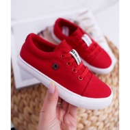 children`s sneakers big star dd374077 red