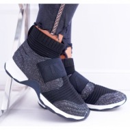 women’s sport shoes lu boo with a sock brocade black phantom