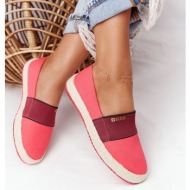  espadrilles on a braided sole big star hh274478 red