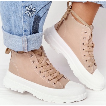 women`s high sneakers on a chunky sole σε προσφορά