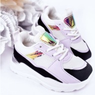  children`s sport shoes sneakers black-purple game time