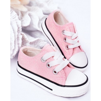 children`s glitter sneakers pink σε προσφορά
