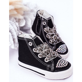 children`s sneakers with cubic zirconia σε προσφορά