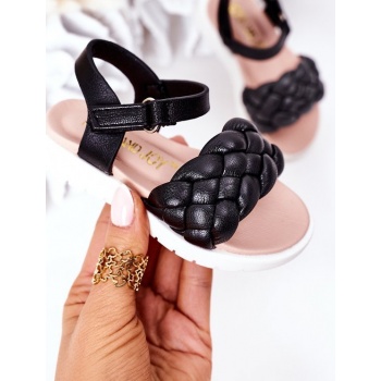 children`s braided sandals black adella σε προσφορά