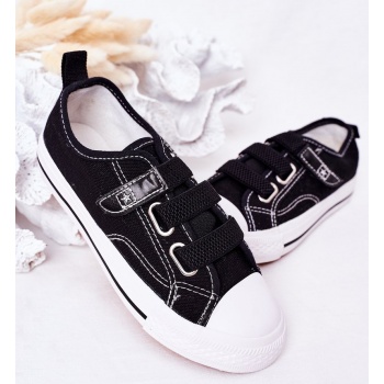 children`s velcro sneakers black σε προσφορά