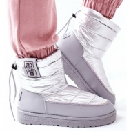  women`s snow boots big star ii274118 silver
