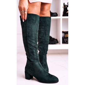 women`s high boots suede sergio leone σε προσφορά