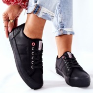  women`s sneakers cross jeans ii2r4003c black