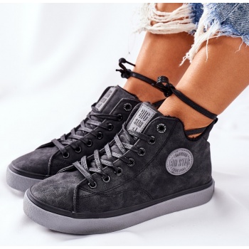 leather insulated sneakers big star σε προσφορά