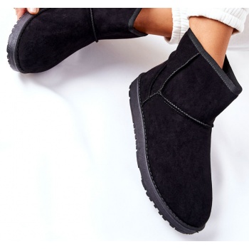 snow boots fleece-lined black vicandi σε προσφορά