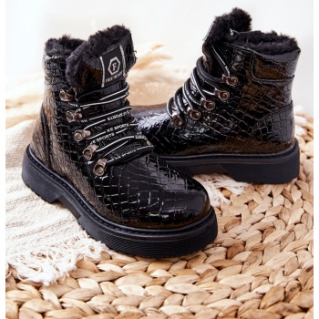 children`s fleece-lined boots black σε προσφορά