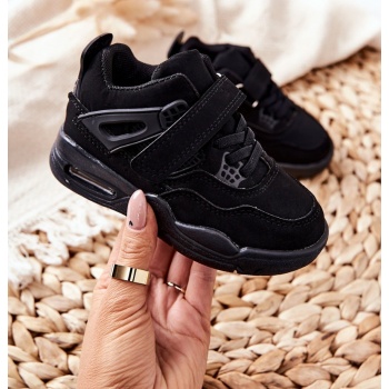 children`s leather sports shoes black σε προσφορά