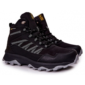 high-top tiered sports shoes black