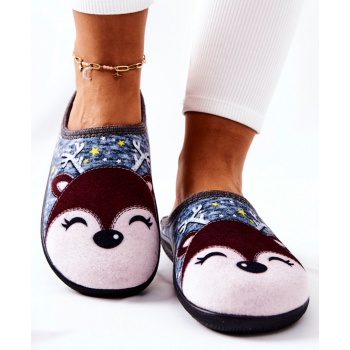 warming slippers reindeer blue taffy σε προσφορά