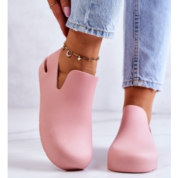 fashionable rubber clogs pink meriko σε προσφορά