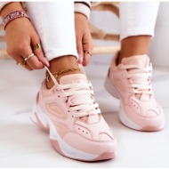  women`s sports shoes tied with pink hassie