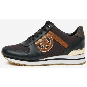 black-brown women`s leather sneakers σε προσφορά