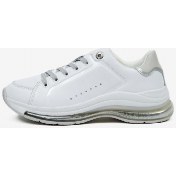 white women`s leather sneakers tommy