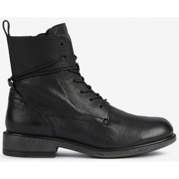 black women leather ankle boots geox